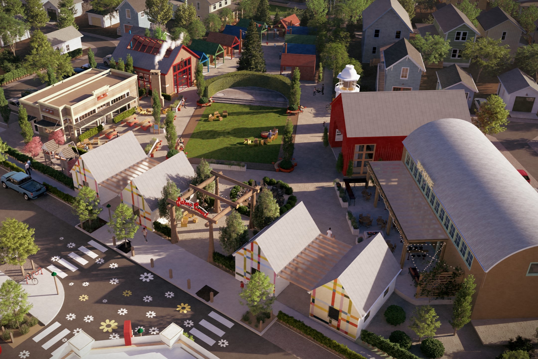 Rendering of Makers Court