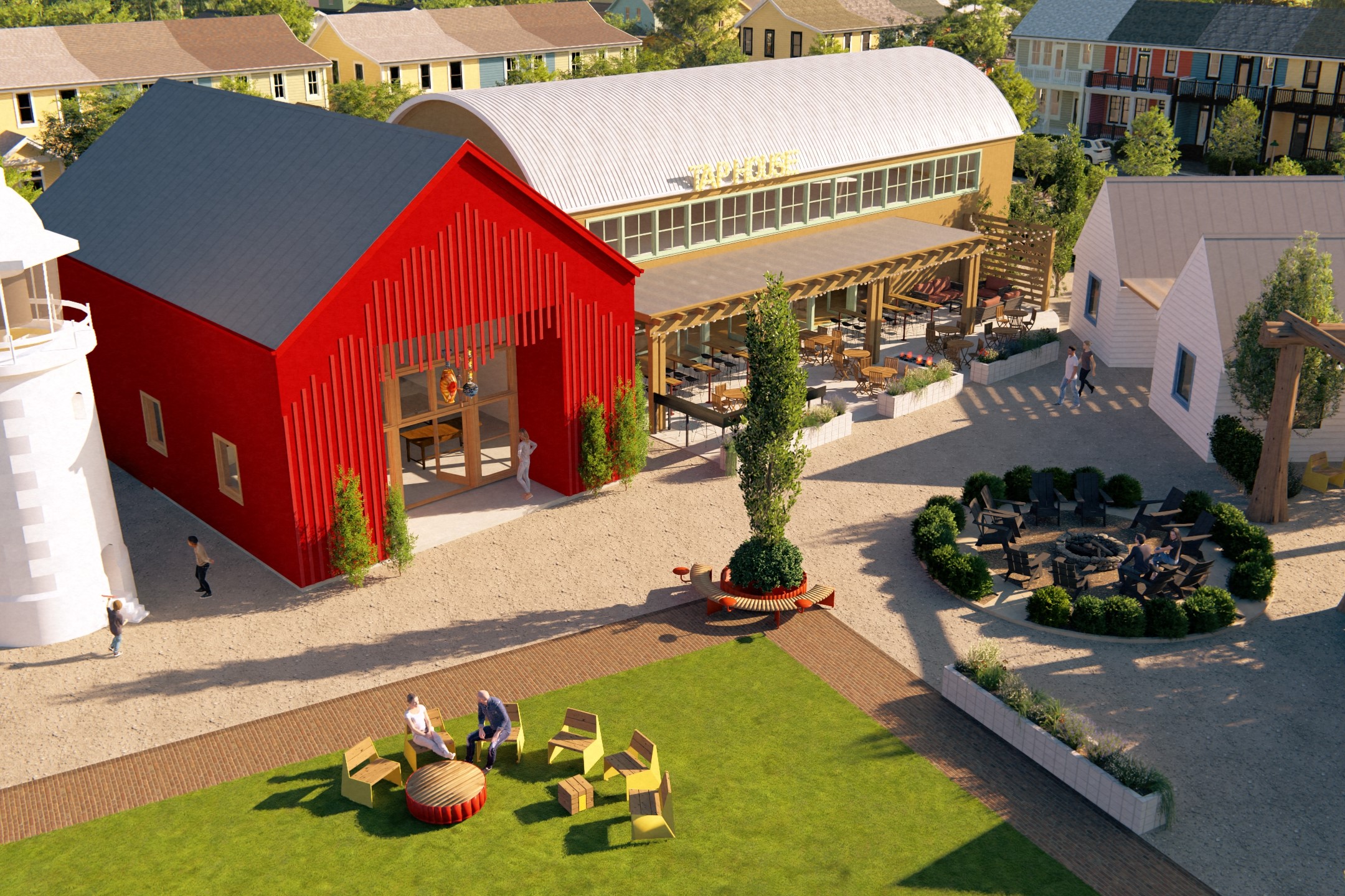 Rendering of Makers Court