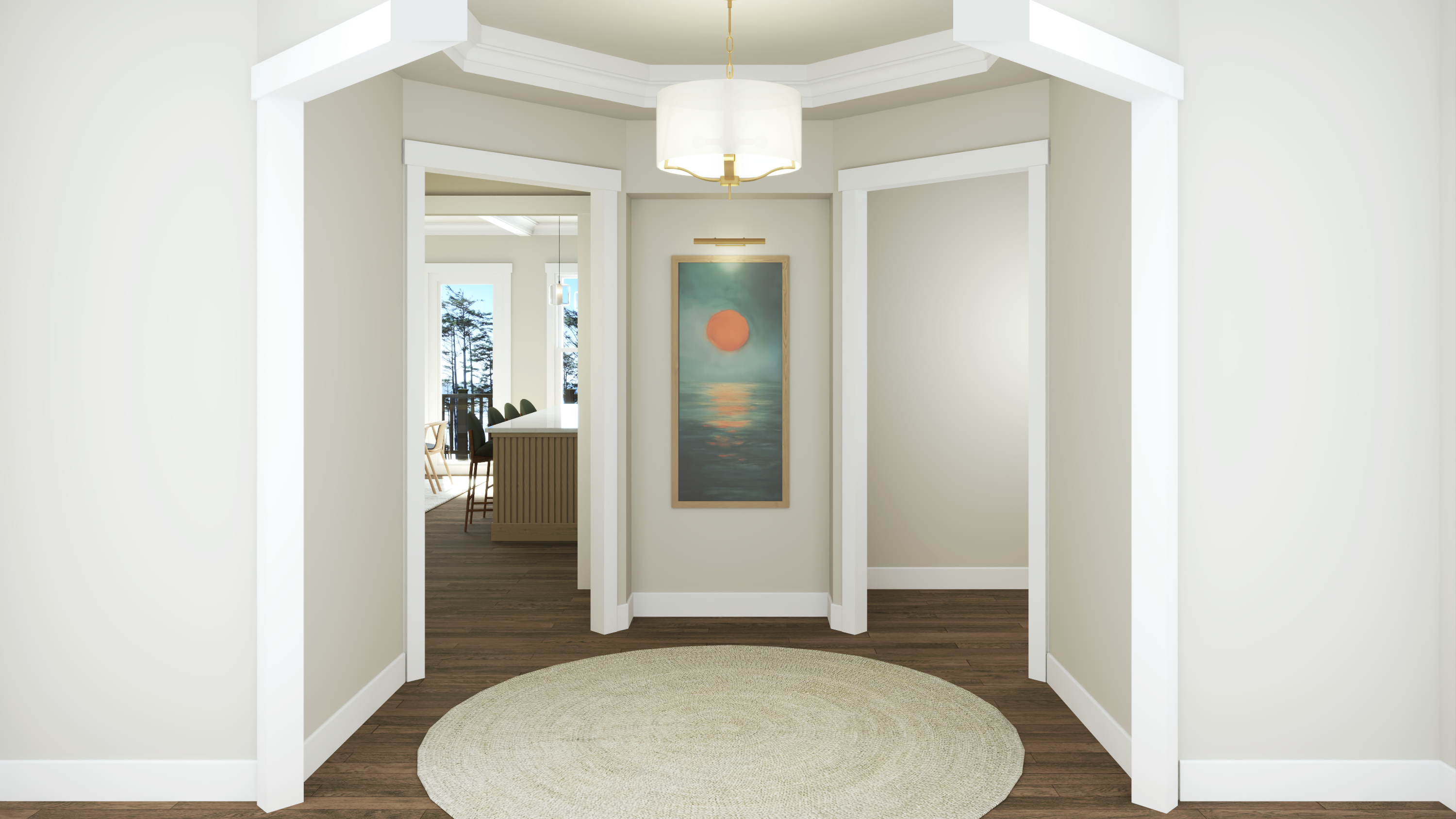 Rendering of Penthouse C Foyer