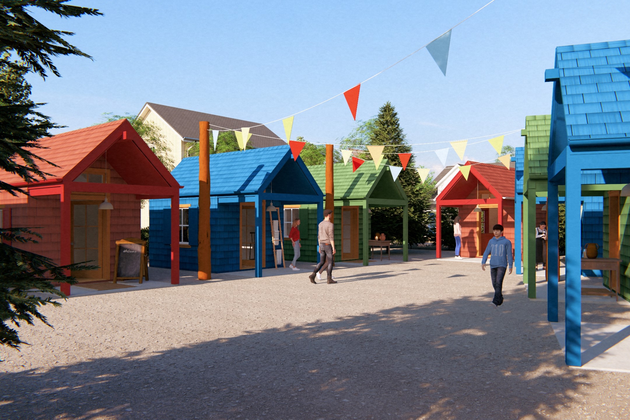 Rendering of Makers Court