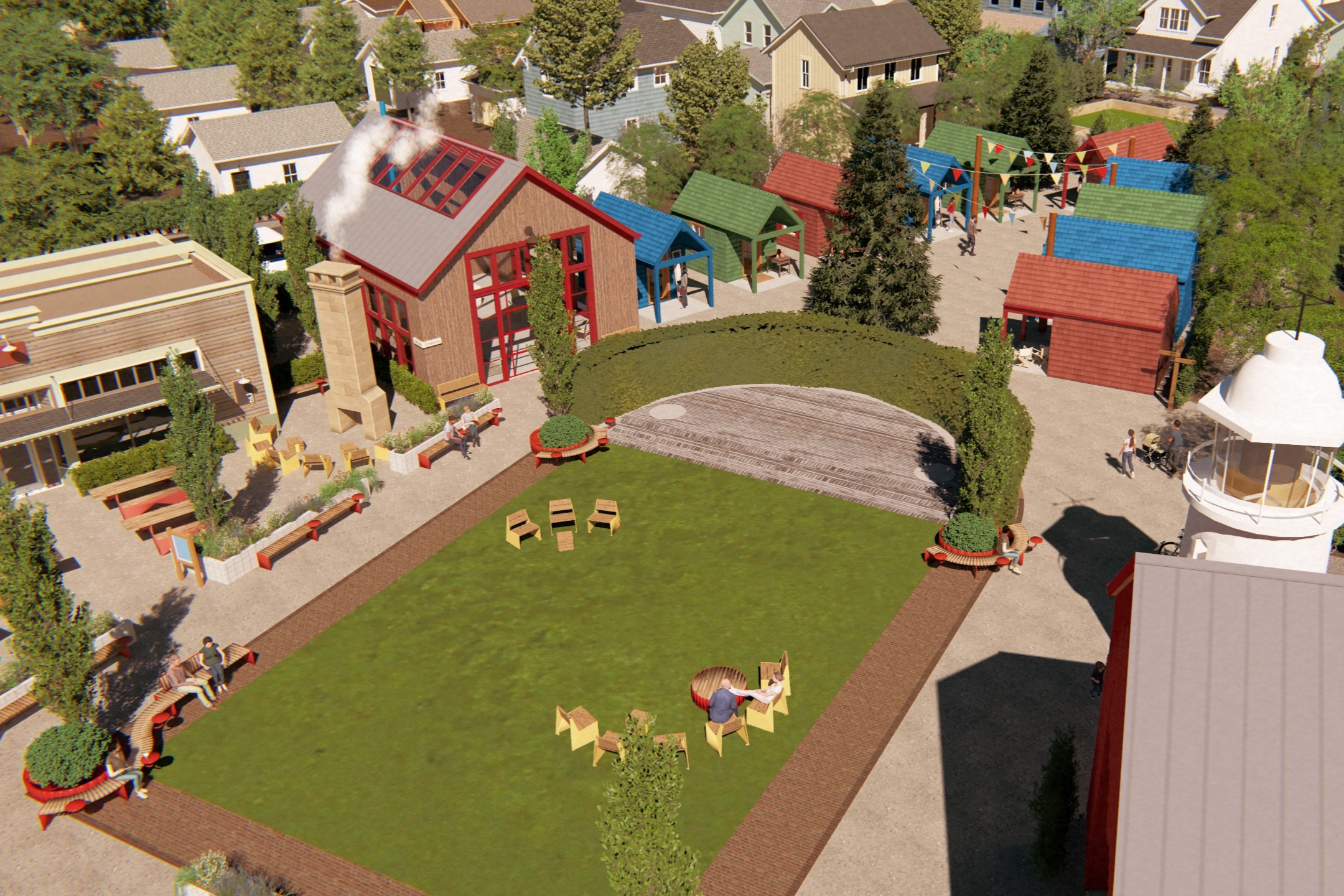 Rendering of Makers Court