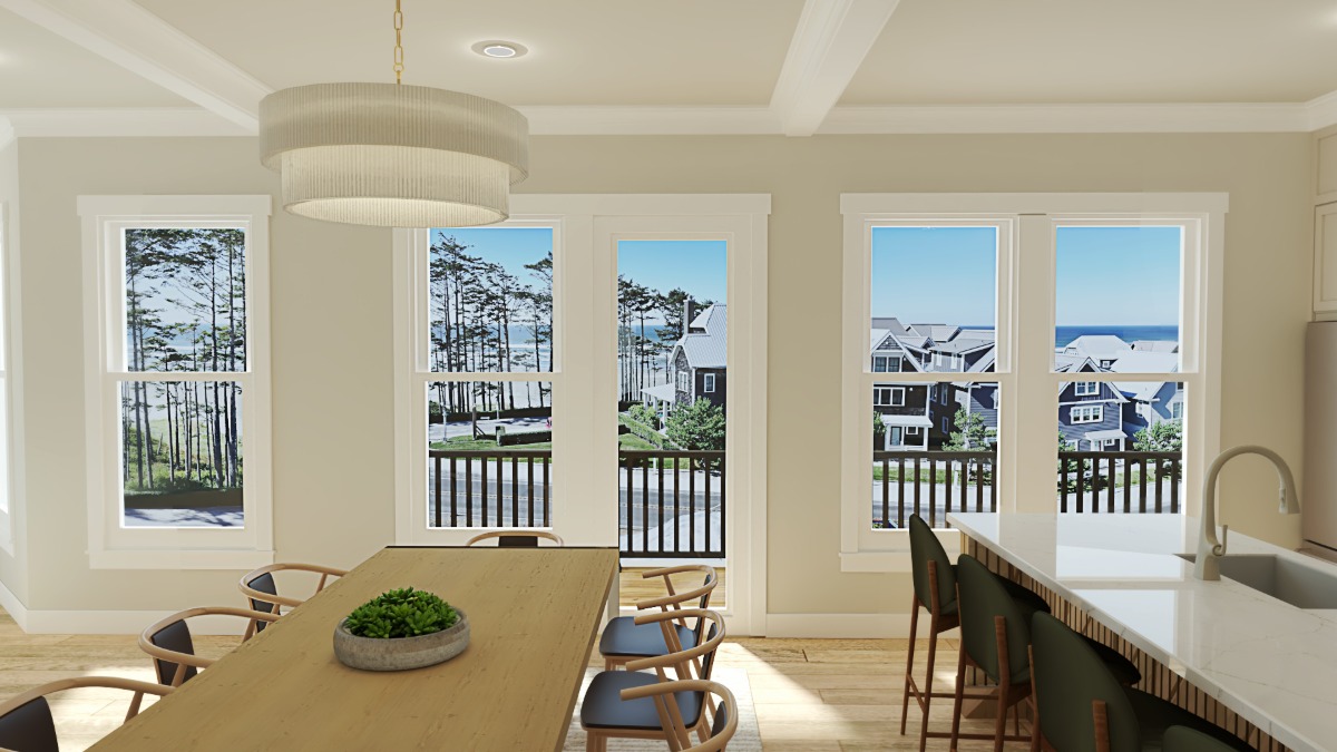 Rendering of Penthouse A Living Area