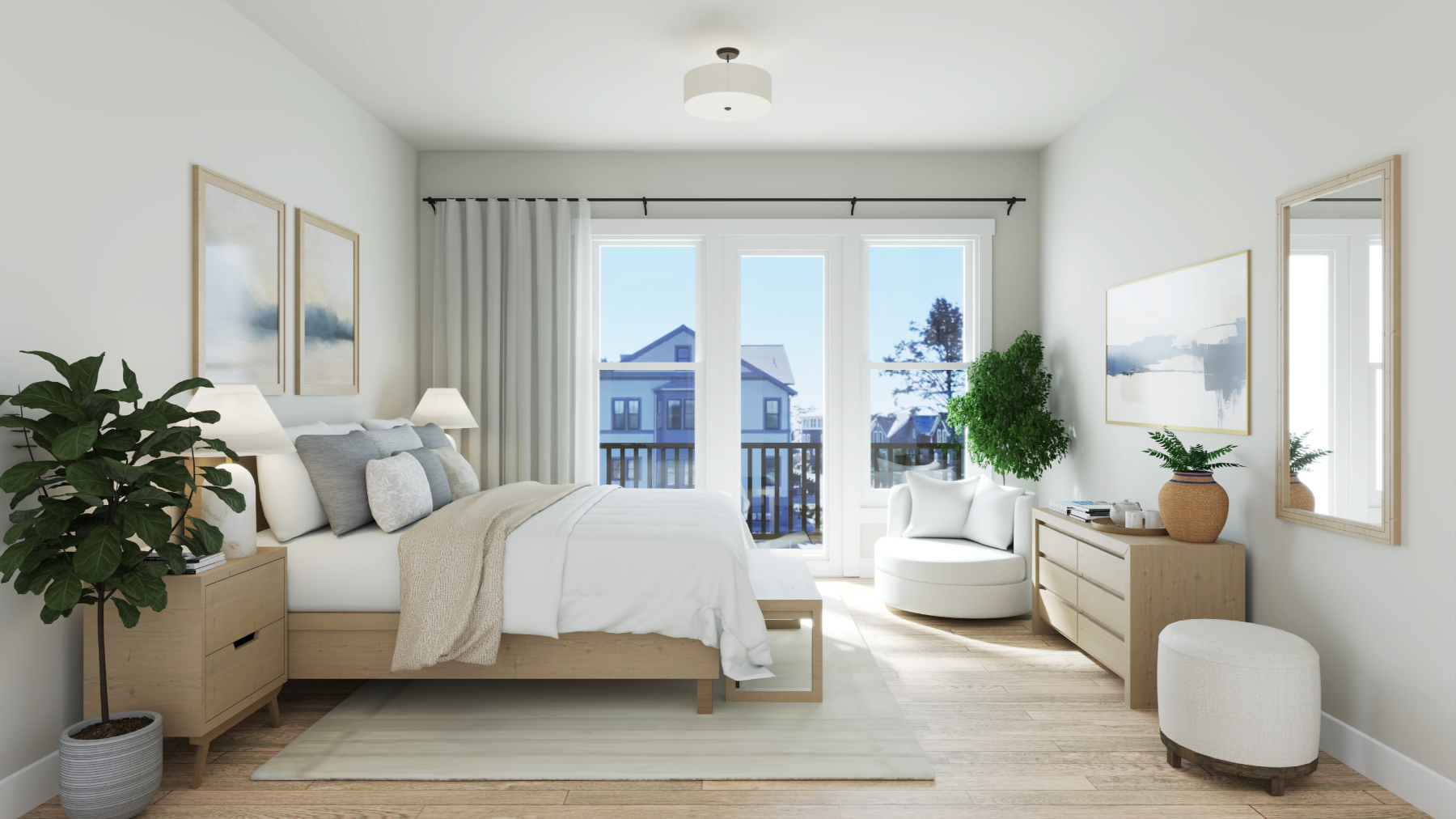 Rendering of Penthouse A Bedroom